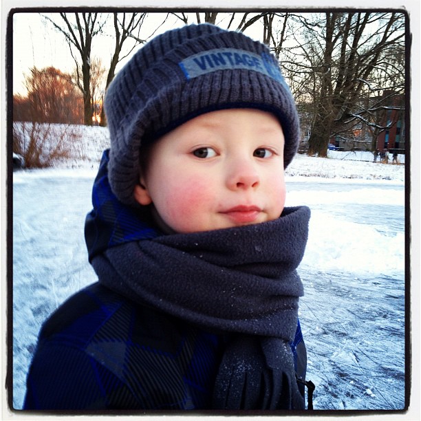 #koud #winter #schaatsen #natuurijs