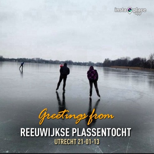 Wat was het mooi! #reeuwijk #reeuwijkseplassen #schaatsen #natuurijs #skating #skyline #scenery #ice #panorama #gouda #speedskating #allskypics #heaven