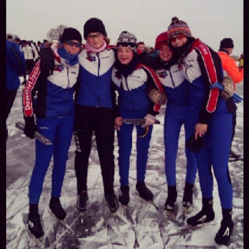 #natuurijs #toertocht #friends #schaatsen #love