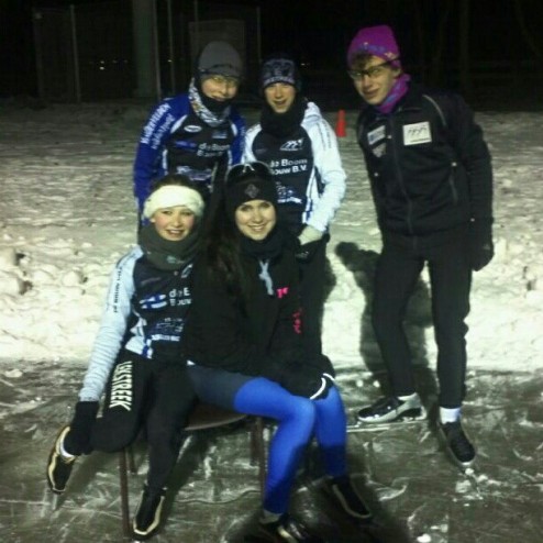 Met @kikitellier @robinvdwxx @larsvpelt @jimtelj #natuurijs #Ammerstol
