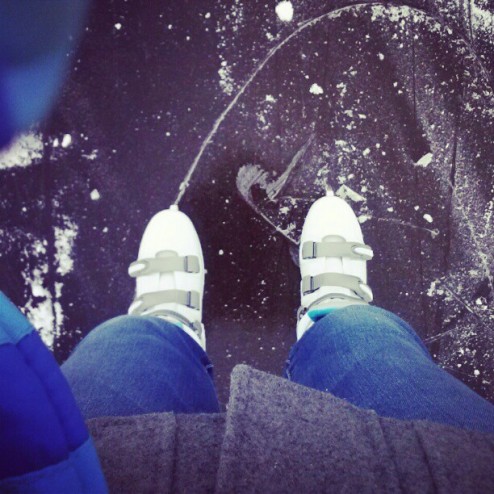 #schaatsen #wageningen #uiterwaarde #natuurijs #love #itt