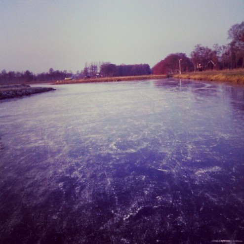 Vanmiddag wezen schaatsen met schatje #love #natuurijs #like