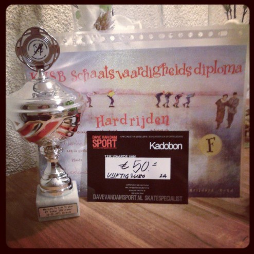 Nogsteeds trots op dit seizoen #1eplaats #natuurijs #clubkanpioenschappen #PR-beker #hoogstediploma #schaatsen