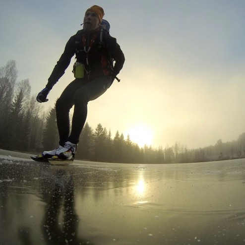 Årets første tur på skøyter #aibelpics