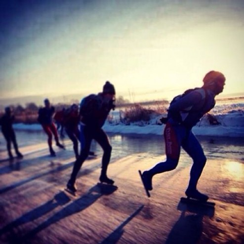 Heb (enorm veel) geduld... #natuurijs #2012 #fryslân #schaatsen #elfstedentocht #winter