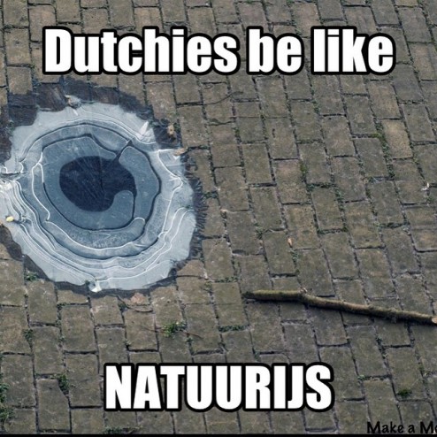 Altijd als t vriest #natuurijs #hollanders