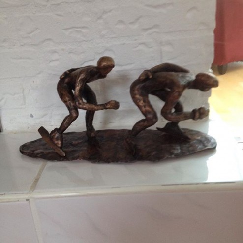 Schaatsen #skating #natuurijs #winter #www.geesjesbeelden.nl # brons.