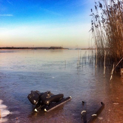 #Drontermeer #Elburg #waterzuivering #schaatsen #natuurijs #Holland #iceskating #skating #natureice #itkennet #itgietoan